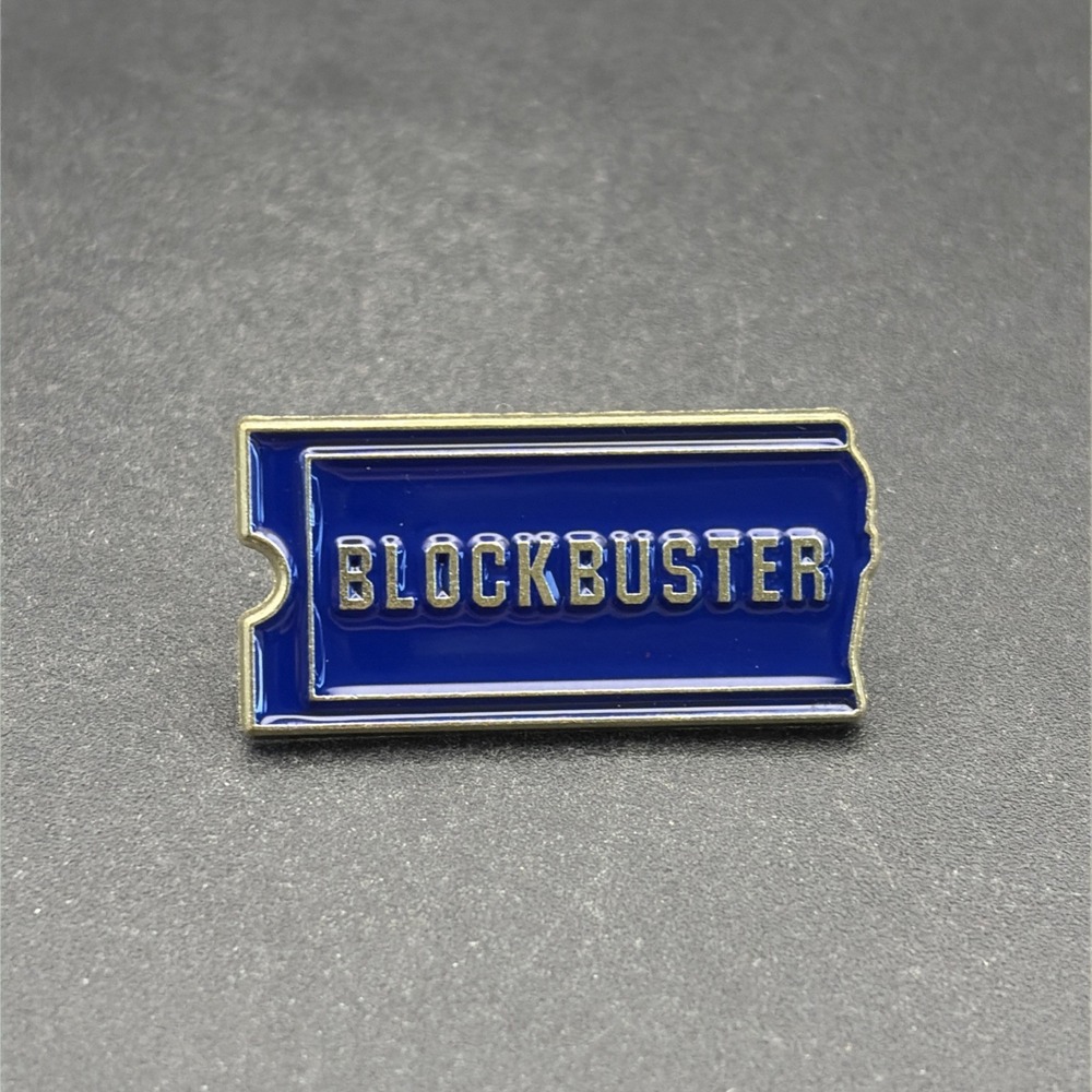 Blockbuster Home Video Rental Store Lapel Hat Pin